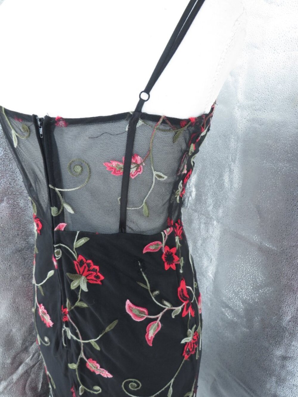 B. Darlin Floral Embroidered Corset Maxi Dress 5/6 Whimsigoth Gown - Picture 13 of 13